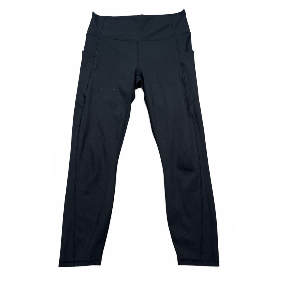 Fabletics Cropped Leggings‎ Womens Size Small Black Athleisure Activewear